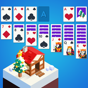 Solitaire: Age of solitaire city building game постер