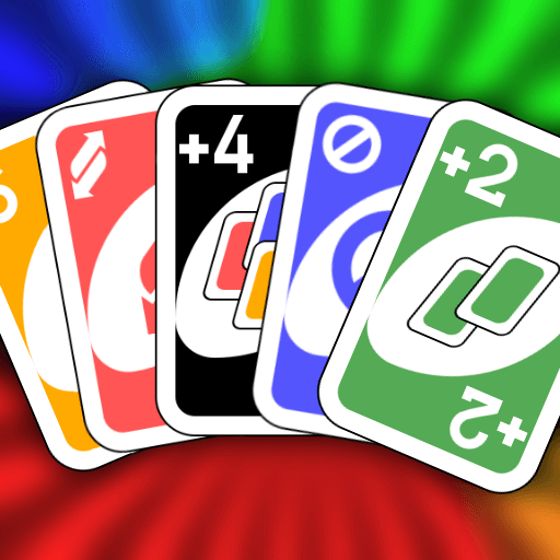 Color number card game: uno постер